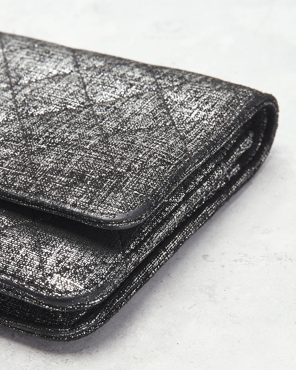 Chanel Calfskin Metallic Wallet On Chain
