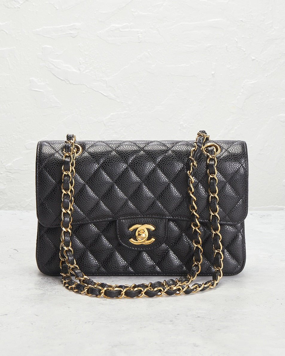 Chanel Caviar Small Classic Double Flap Bag