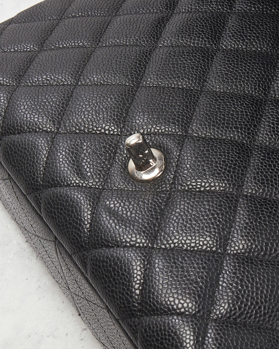 Chanel Caviar Jumbo Classic Double Flap Bag