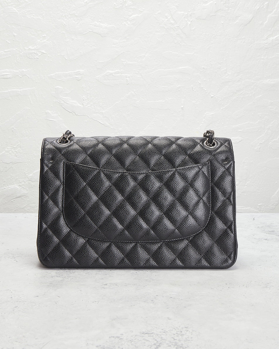 Chanel Caviar Jumbo Classic Double Flap Bag