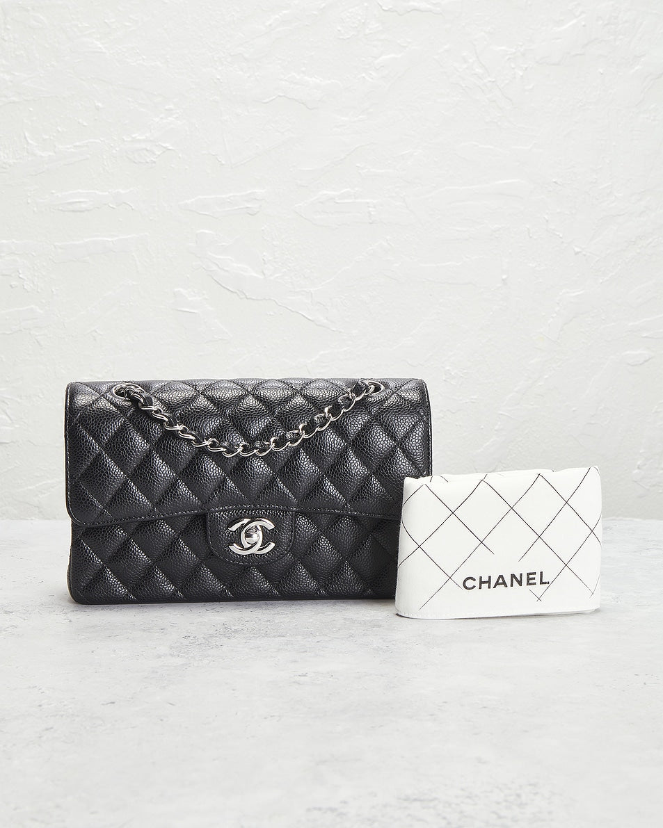 Chanel Caviar Small Classic Double Flap Bag