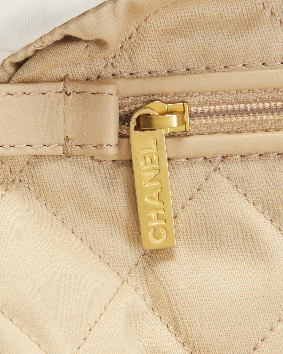 Chanel Calfskin Small 22 Hobo Bag