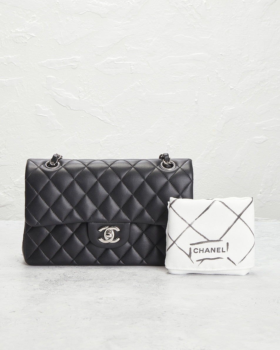 Chanel Lambskin Small Classic Double Flap Bag