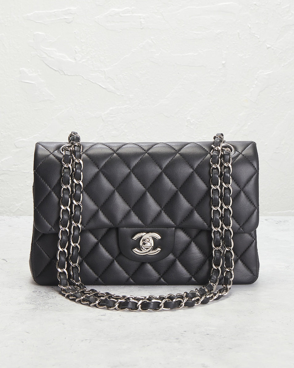 Chanel Lambskin Small Classic Double Flap Bag