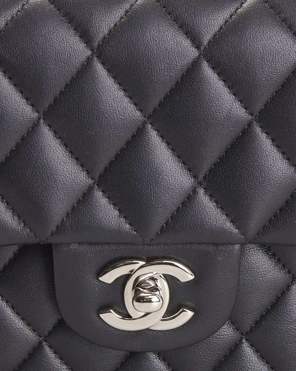 Chanel Lambskin Small Classic Double Flap Bag