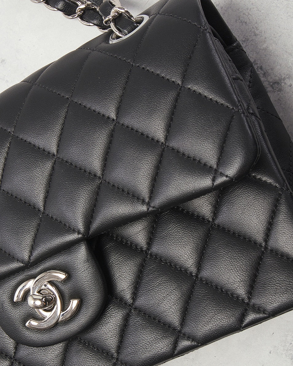 Chanel Lambskin Small Classic Double Flap Bag