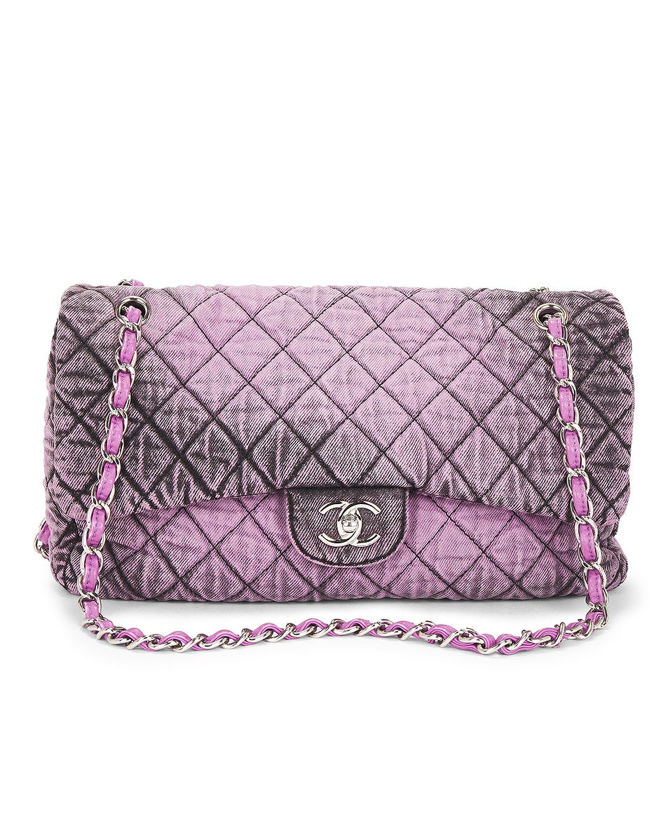 Chanel Distressed Denim Medium Denimpression Flap Bag