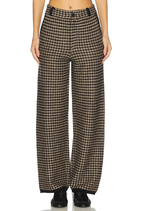 Guest In Residence Houndstooth Tailored Trouser