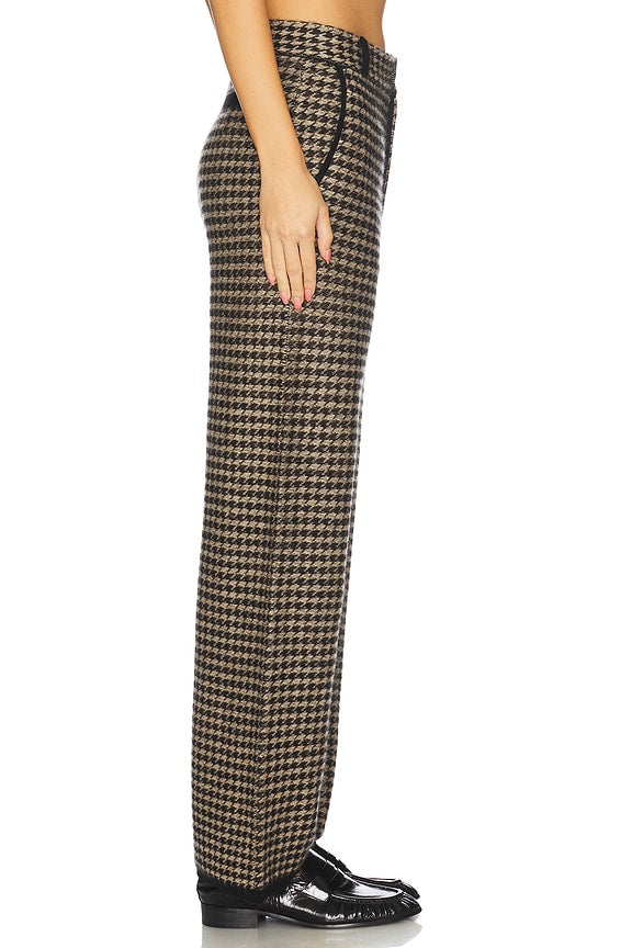 Guest In Residence Houndstooth Tailored Trouser