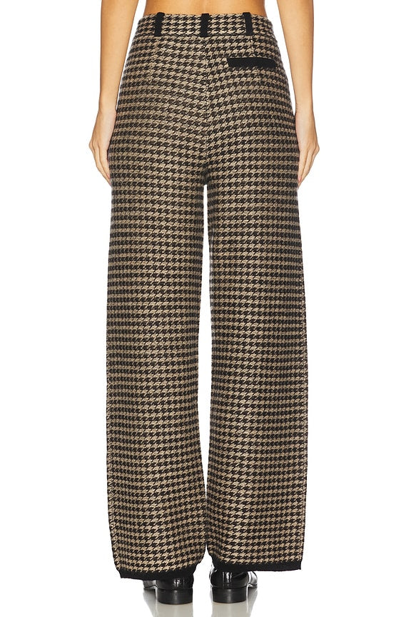 Guest In Residence Houndstooth Tailored Trouser
