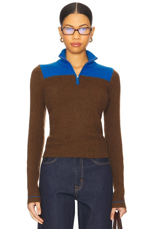 Guest In Residence Alpine Half Zip Sweater
