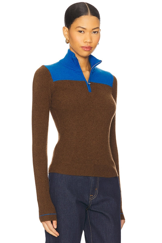 Guest In Residence Alpine Half Zip Sweater