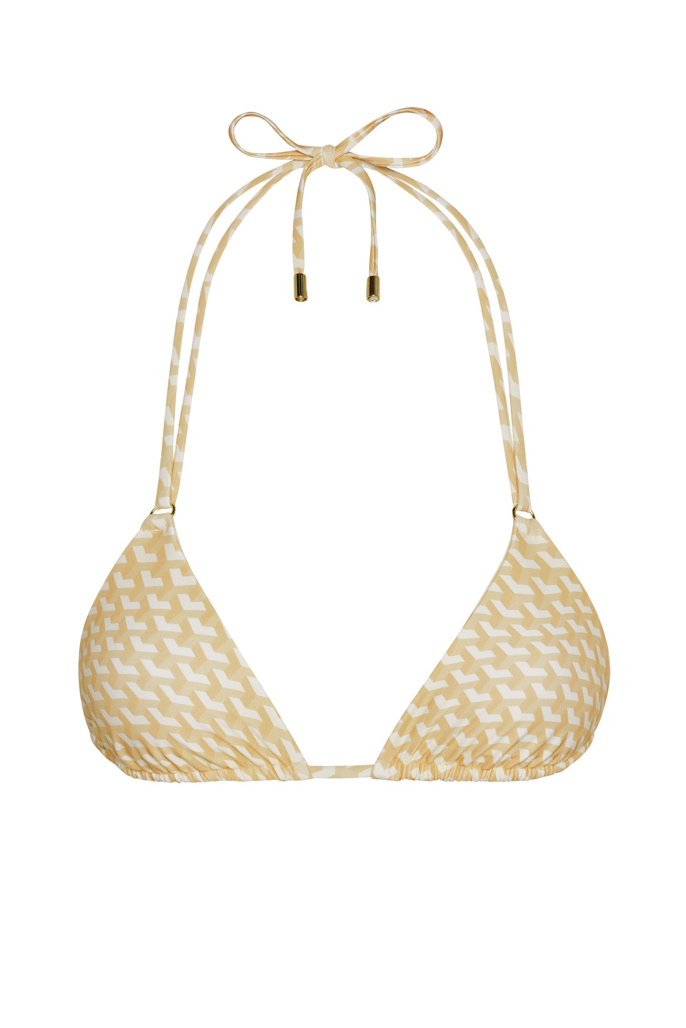 Monday Swimwear HANALEI TOP - IVORY GEO