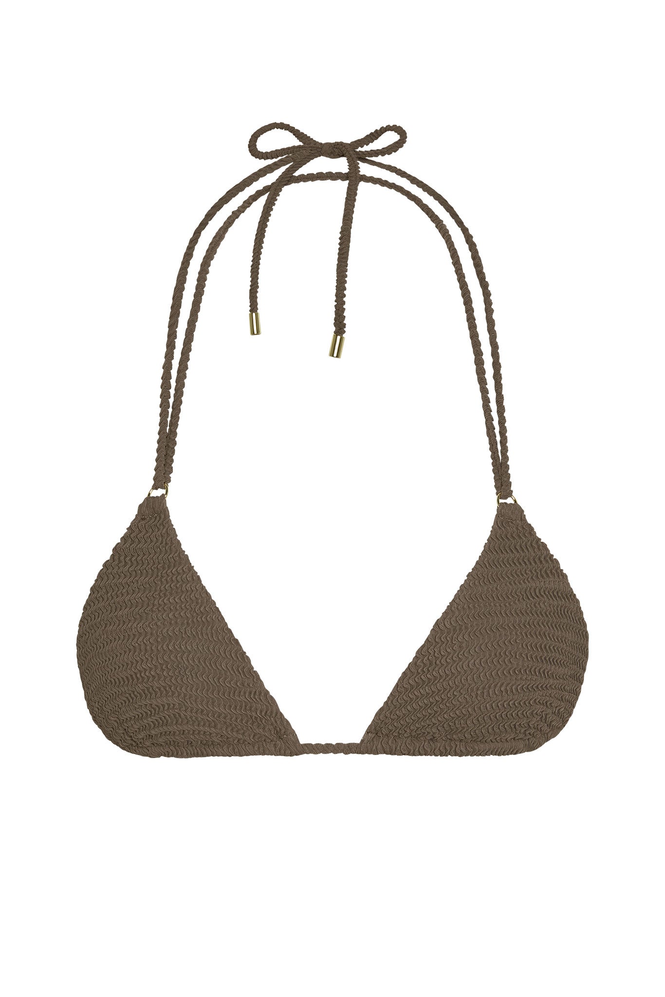 Monday Swimwear HANALEI TOP - STONE CRINKLE