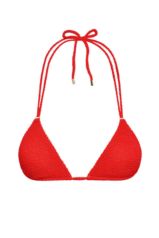 Monday Swimwear HANALEI TOP - CHILI PEPPER CRINKLE