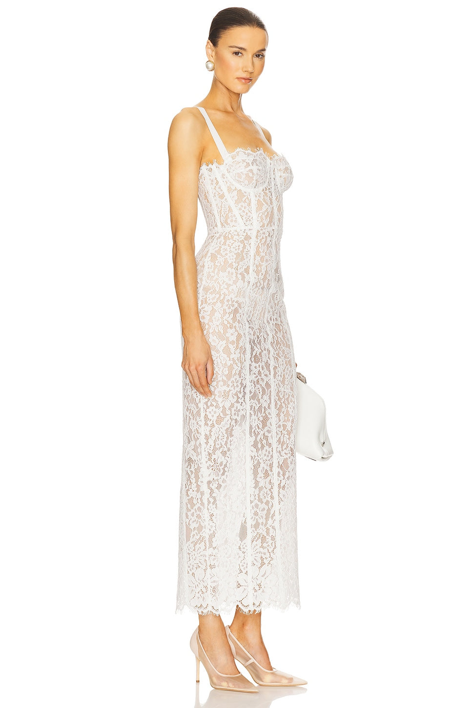 Helsa The Lace Column Dress