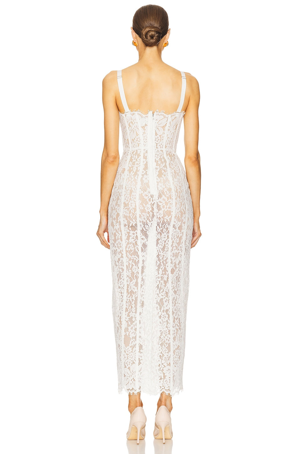 Helsa The Lace Column Dress