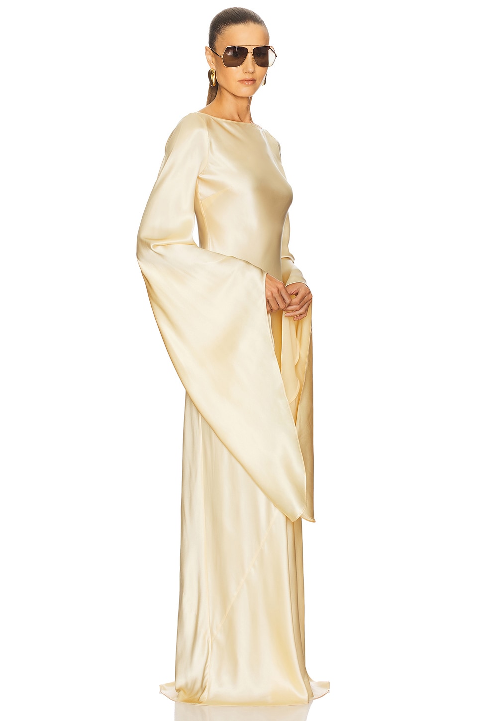 Helsa The Rosalind Dress in Silk Charmeuse