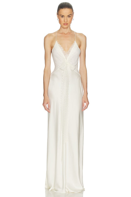 Helsa Mix Media Slip Dress