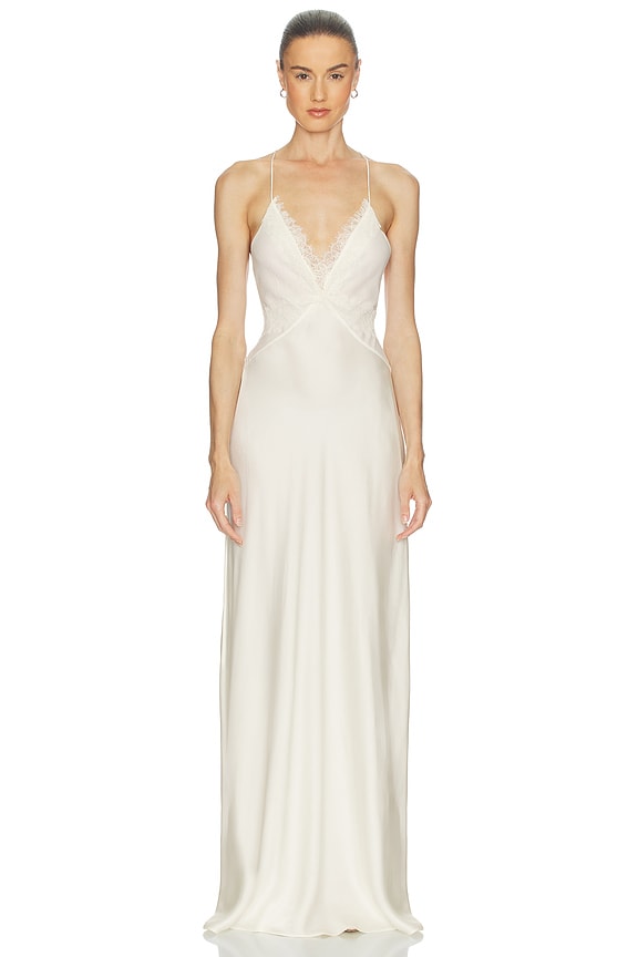 Helsa Mix Media Slip Dress