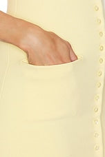 Helsa Freyja Knit Mini Dress in Butter Yellow