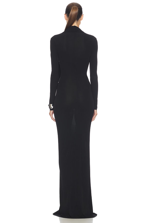 Helsa Svetlana Jersey Gown in Black