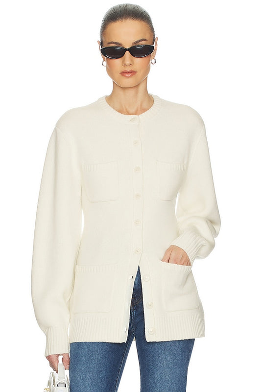 Helsa Devika Wool Cashmere Cardigan