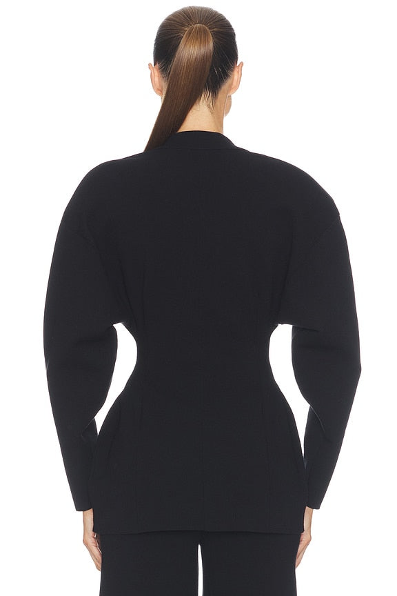 Helsa Louisse Structured Blazer in Black