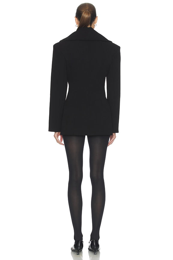 Helsa The Rampling Blazer in Thick Crepe
