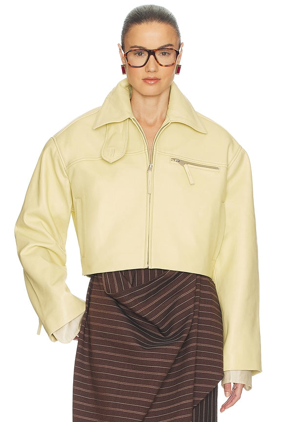 Helsa The 90s Leather Jacket