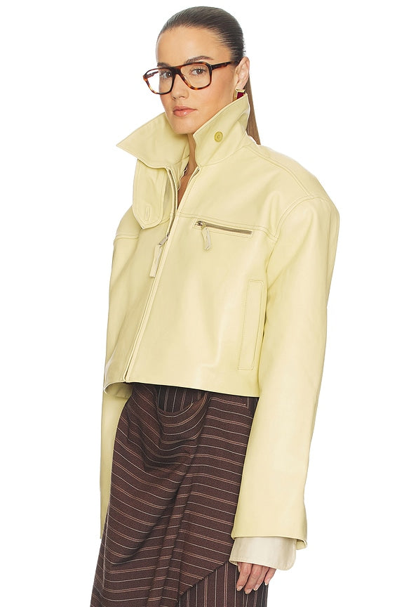 Helsa The 90s Leather Jacket