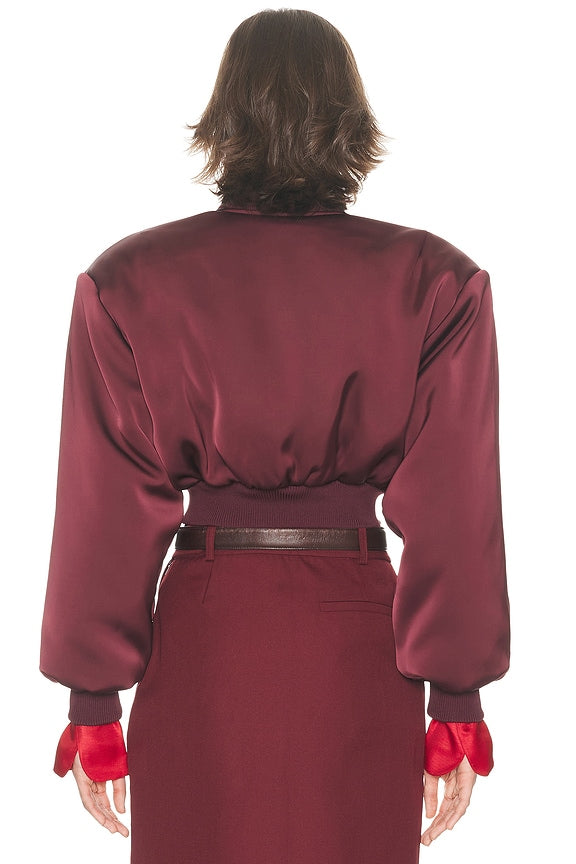 Helsa The Satin Puff Bomber
