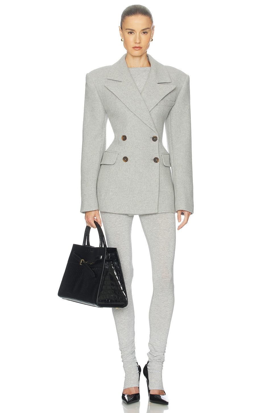 Helsa Italian Wool Blend Blazer - Couponareus