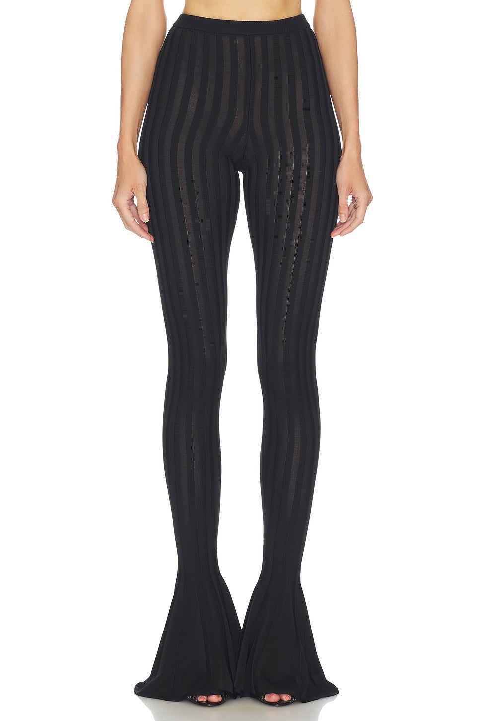 Helsa Kayleigh Flared Pant in Black