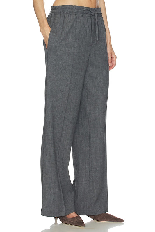 Helsa Wool Blend Drawcord Trousers
