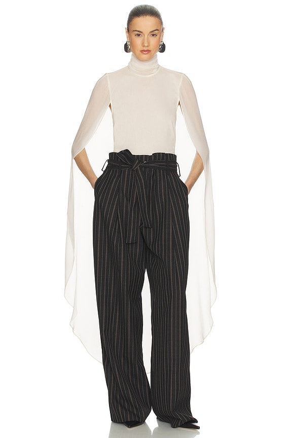 Helsa Stripe Twill Super Baggy Pants