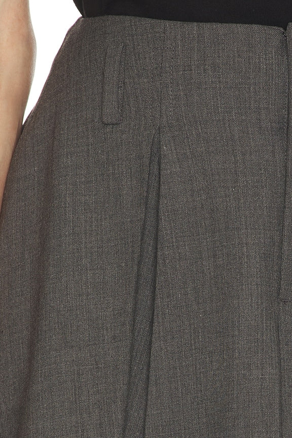 Helsa Wool Blend Pleated Skirt