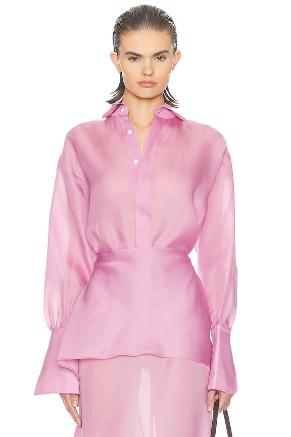 Helsa The Silk Gazar Shirt