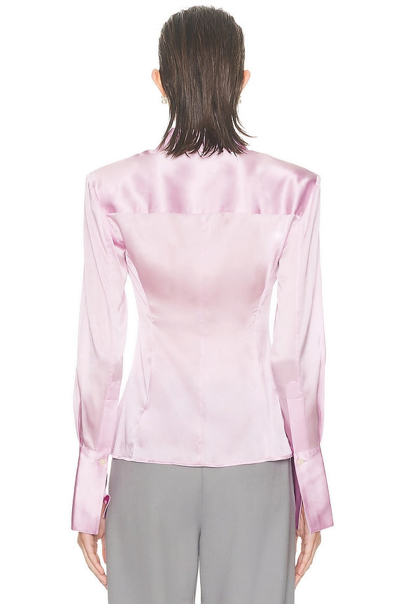 Helsa The Silk Charmeuse Shirt