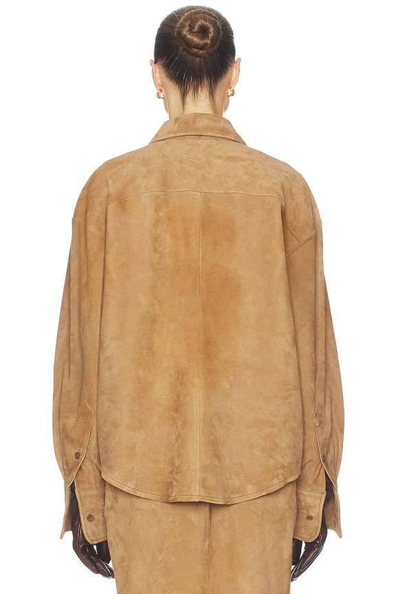 Helsa Suede Overshirt