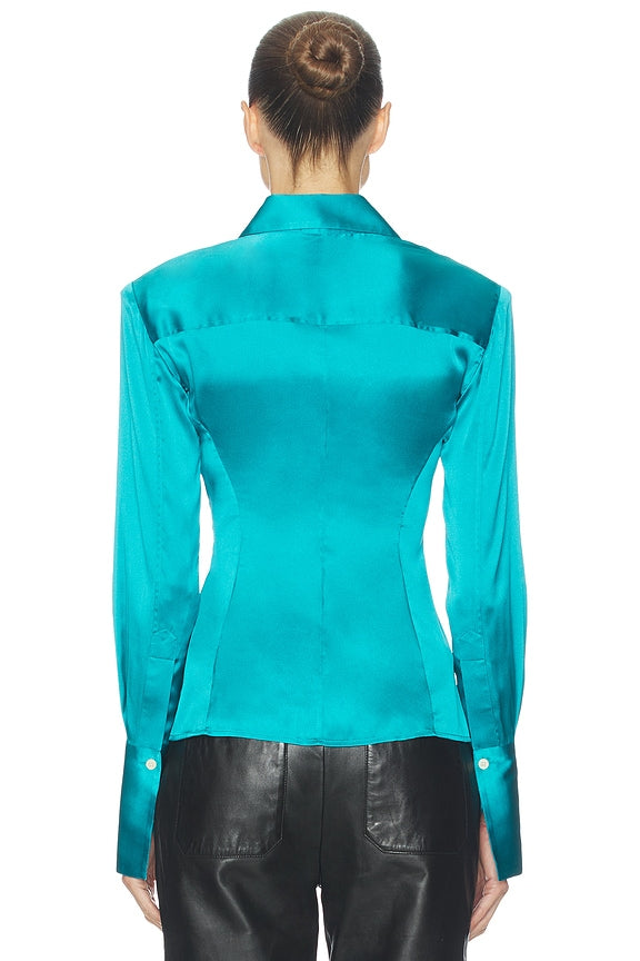 Helsa The Silk Charmeuse Shirt