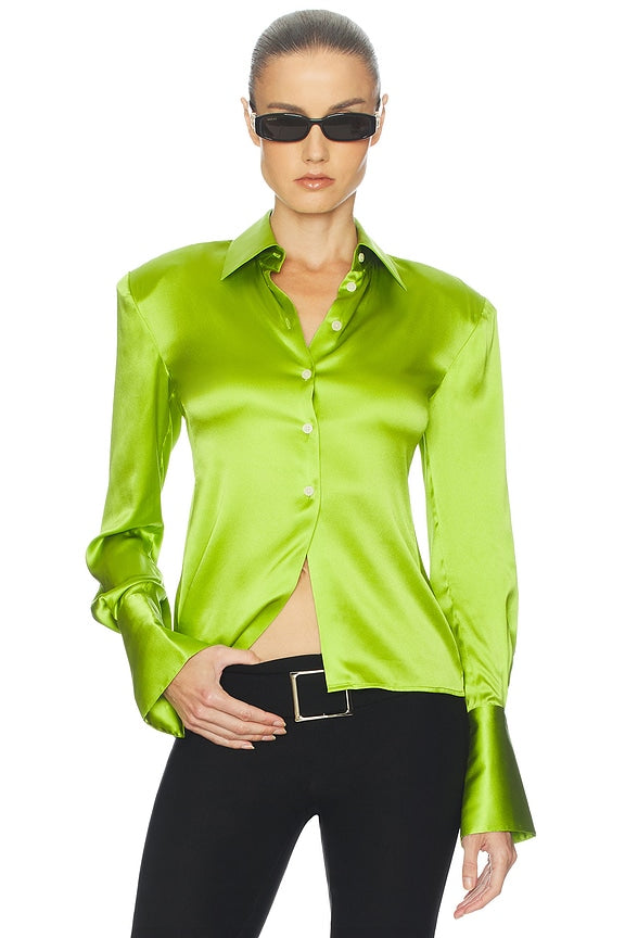 Helsa The Silk Charmeuse Shirt