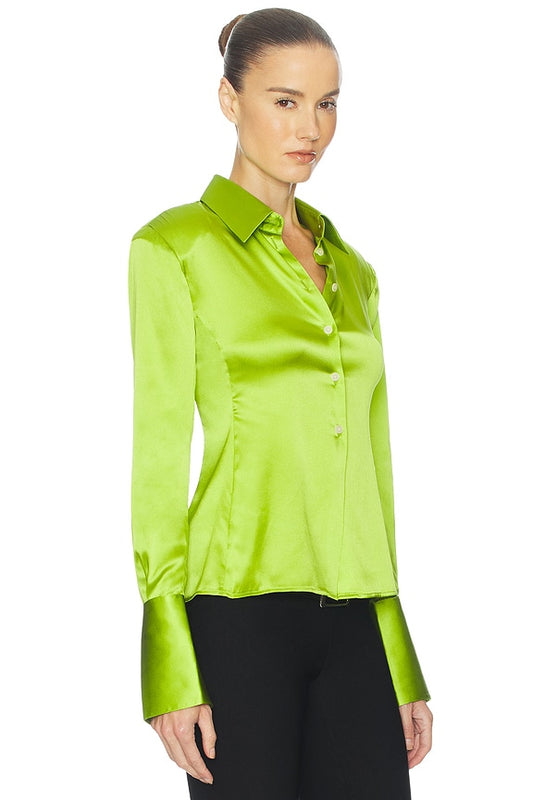 Helsa The Silk Charmeuse Shirt
