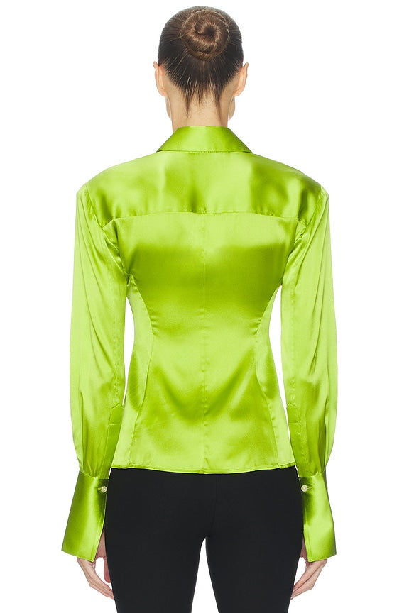 Helsa The Silk Charmeuse Shirt