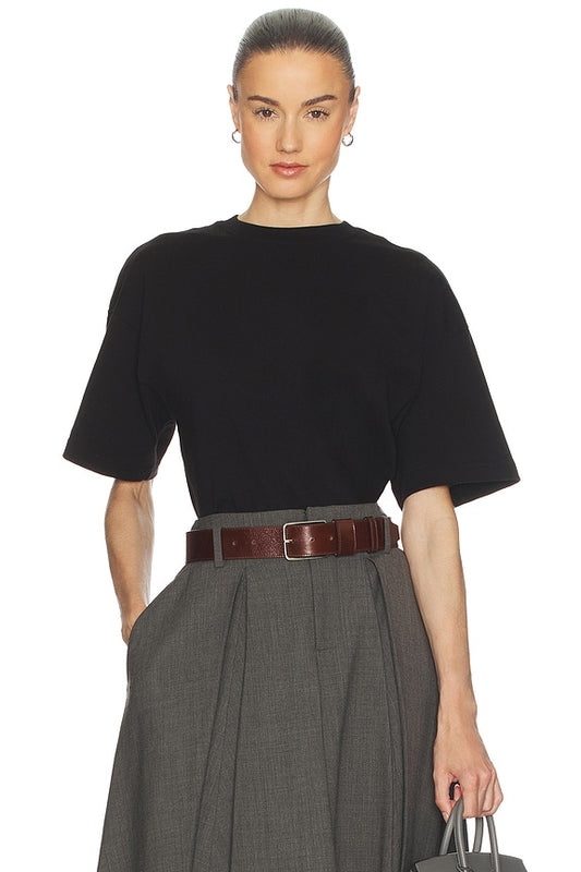 Helsa The Sculpted Tee in Thick Jersey