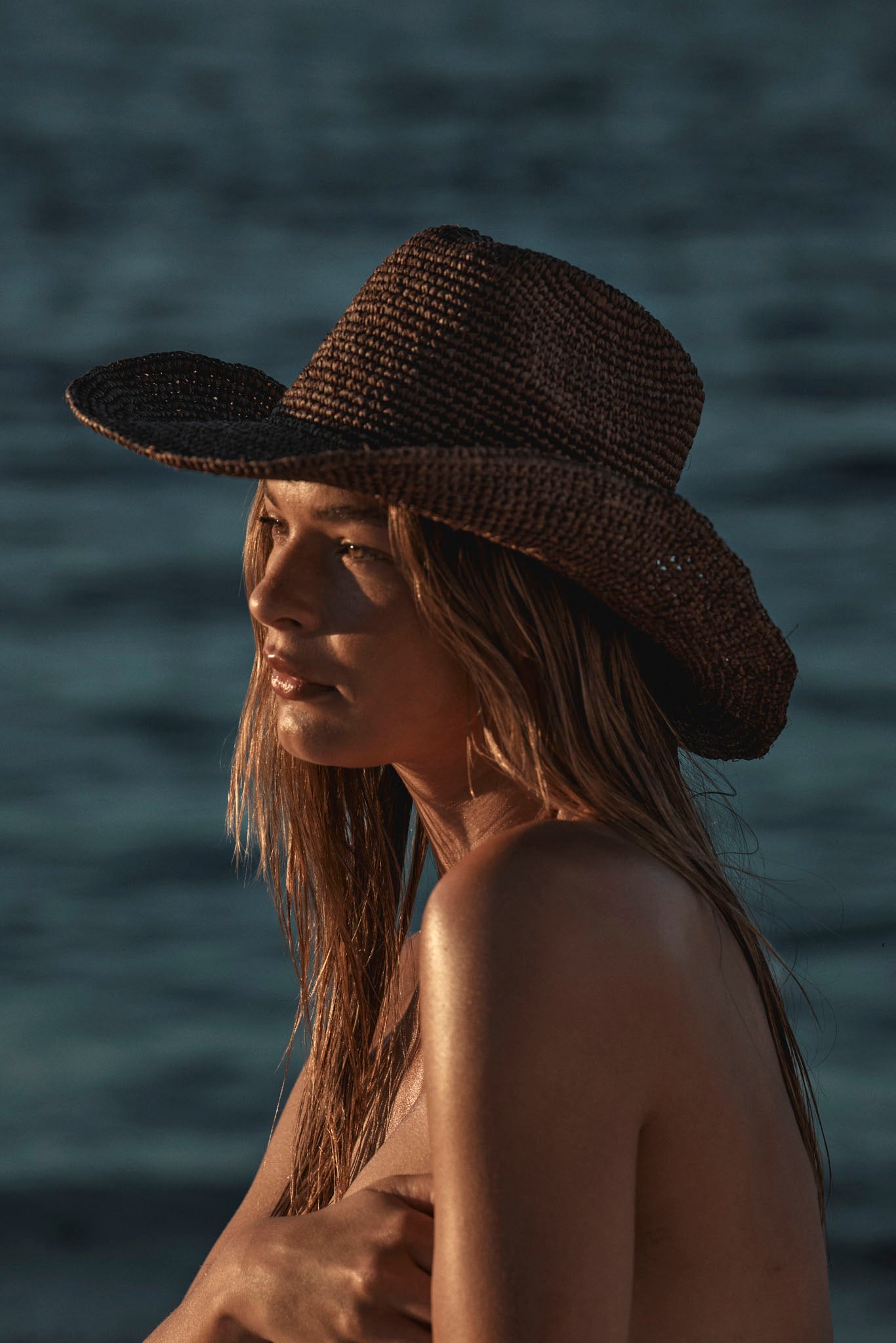 Monday Swimwear EXUMA HAT - ESPRESSO