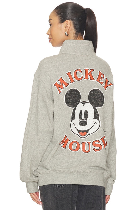 Junk Food Mickey Mouse Fleece Yoke Sweatshirt