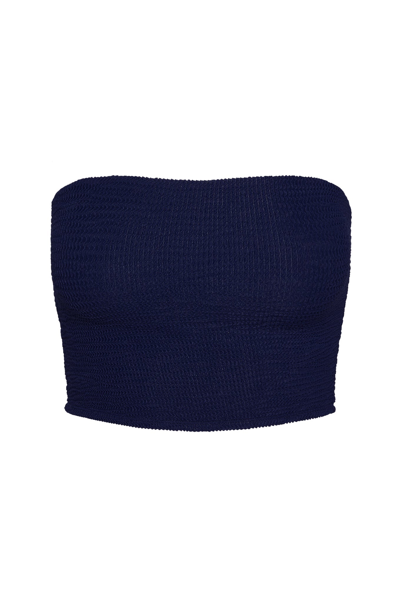 Monday Swimwear LAGUNA TOP - MIDNIGHT CRINKLE