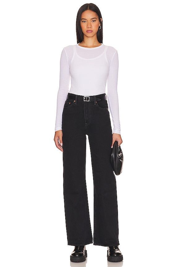 Levis Ribcage Wide Jeans