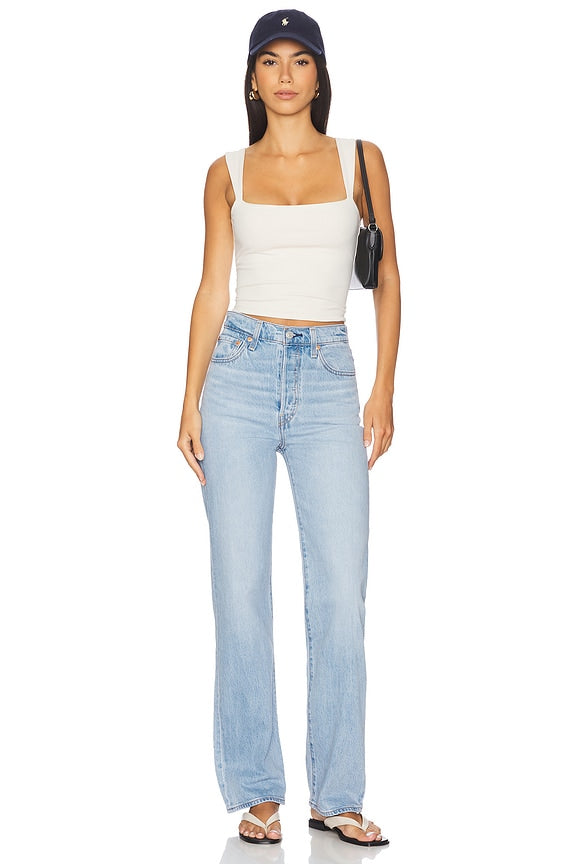 Levis Ribcage Full Length Jeans